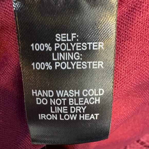 Lulus Burgundy Lace Midi Dress Fit and Flare Dress Sleeveless M - Picture 5 of 6